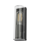 Aplica Quenby Outdoor Wall Light Matt Grey Acrylic IP65