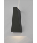 Aplica Paco Outdoor 2 Light Wall Light Matt Grey IP65 LED