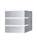 Aplica Cacheta Outdoor Wall Light Stainless Steel & Opal LED IP44