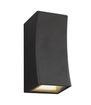 Aplica Exeter Outdoor 2 Light Wall Light Dark Grey IP44 LED