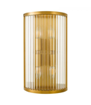 Aplica Eleanor 4 Light Wall Light Natural Brass Glass