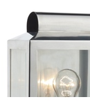 Aplica Notary Outdoor Wall Light Stainless Steel IP44