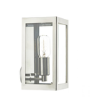 Aplica Era Outdoor Wall Light Stainless Steel Glass IP44