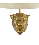 Aplica Ruri Leopard Wall Light Gold With Shade