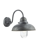 Aplica Dynamo Outdoor Wall Light Aged Iron Glass IP44