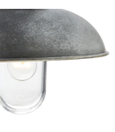 Aplica Dynamo Outdoor Wall Light Aged Iron Glass IP44