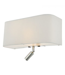 Aplica Ronda 3 Light Wall Light Ivory With LED Reading Light