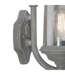 Aplica Brompton Outdoor Wall Light Matt Grey Glass IP43