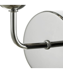 Aplica Feya Wall Light Polished Chrome Smoked Glass