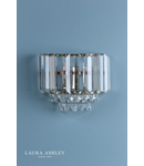 Aplica Laura Ashley Vienna Wall Light Antique Brass Crystal