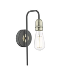 Aplica Kiefer Wall Light Black & Antique Brass