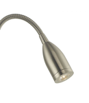 Aplica Tadley Wall Light Satin Nickel LED