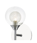 Aplica Zeke Wall Light Polished Chrome Glass