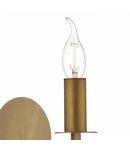 Aplica Tyler Wall Light Bronze Fitting Only