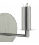 Aplica Tyler Wall Light Satin Nickel Fitting Only