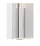 Aplica Galileo Single Wall Light Polished Chrome Crystal LED