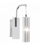 Aplica Galileo Single Wall Light Polished Chrome Crystal LED