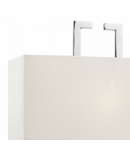 Aplica Nile Wall Light Polished Chrome With Shade