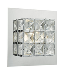 Aplica Imogen Wall Light Polished Chrome Glass LED