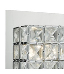 Aplica Imogen Wall Light Polished Chrome Glass LED