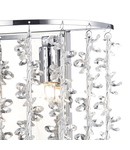 Aplica Sestina 2 Light Wall Bracket Decorative Rods with Crystal Beads