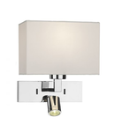 Aplica Modena Wall Light With LED In Polished Chrome (Bracket Only)