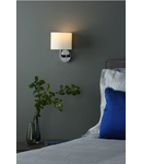 Aplica Ferrara Wall Light Polished Chrome Bracket Only