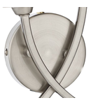 Aplica Morgan Double Wall Bracket Satin Chrome