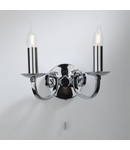 Aplica Murray 2 Light Wall Light Polished Chrome