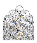 Aplica Frost 1 Light Wall Bracket Polished Chrome and Faceted Crystal