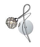 Aplica Circa Wall Light Polished Chrome Glass