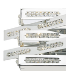 Aplica Cube 2 Light Wall Bracket Polished Chrome