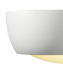 Lampa iluminat perete Milo Wall Light White Unglazed Ceramic Glass