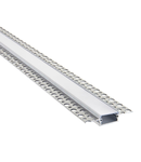 Profile banda led, Rigel Plaster-in Wide 2m Aluminium Profile/Extrusion Silver