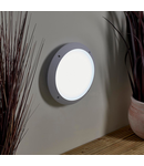 Aplica pentru iluminat decorativ exterior, Seran plain IP65 12W daylight white