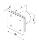 Ventilator diam 100mm timer Modern T