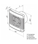 Ventilator diam 100mm turbo 100M turbo