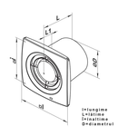 Domovent Ventilator diam 100mm