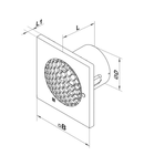 Ventilator diam 100mm