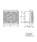 Ventilator diam 230mm schimbare sens