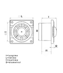 Ventilator diam 100mm Colibri 100