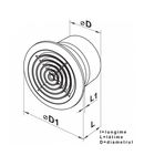 Ventilator diam 100mm 100PF