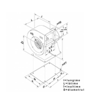 Ventilator monoaspirant centrifugal de inalta presiune VCUN 280x127-2,2-4