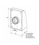 Ventilator centrifugal in-line diam 200mm