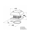 Ventilator de acoperis VKH 2E 280