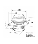 Ventilator de acoperis VKMK 200