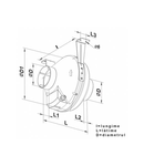 Ventilator centrifugal de tubulatura diam 150mm, 460mc/h