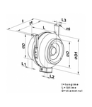 Ventilator centrifugal diam 315mm