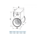 VENTS Baterie de incalzire electrica diam 160mm, 2,4KW cu termostat si senzor de temperatura