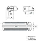 Grila maro ventilatie tamplarie PVC